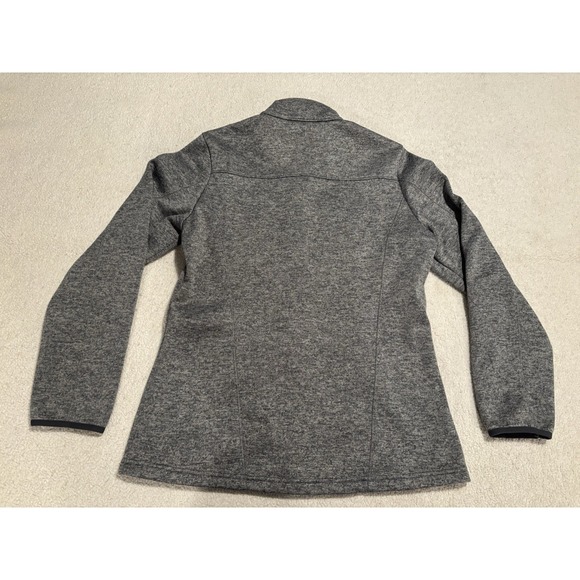 Eddie Bauer Jacket Pepsi Womens M Gray Zip Up Sweater Fleece - Picture 8 of 8